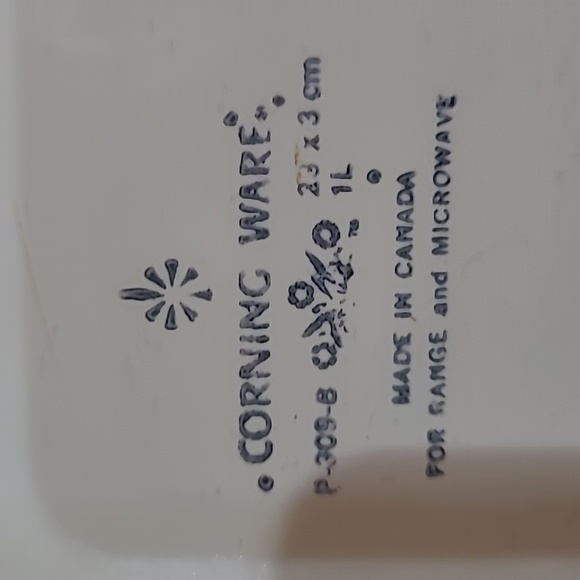 Corning ware cornflower pie plate p-309 - Picture 2 of 4